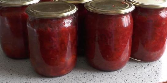 Заправка для борща на зиму с капустой