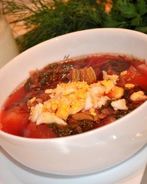 Зеленый борщ по-украински