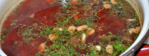 зеленый борщ по-украински. Шаг 8