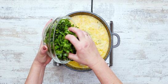 Зеленый борщ