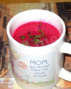 Жидкий борщ на сметане