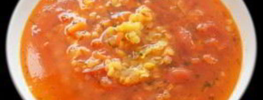 чечевичный томатный суп. Шаг 7