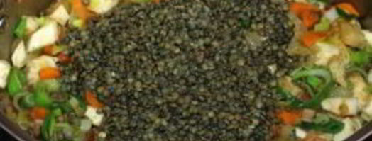 французский суп из чечевицы. Шаг 5