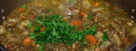 французский суп из чечевицы. Шаг 7