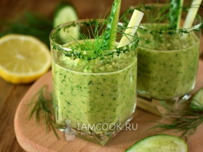 Рецепт зеленого гаспачо