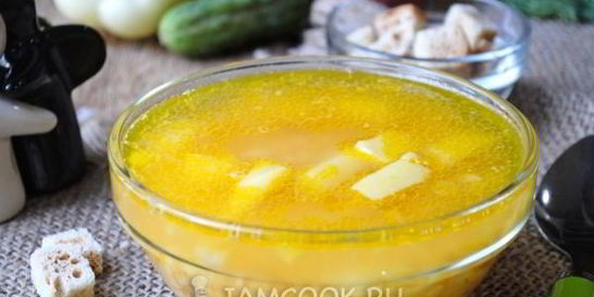 Гороховый суп с курицей