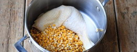 гороховый суп с курицей. Шаг 7