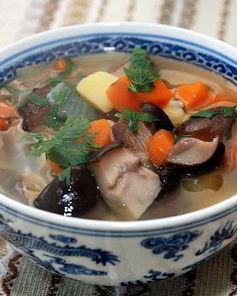 Грибной суп из белых грибов