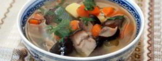 грибной суп из белых грибов. Шаг 4