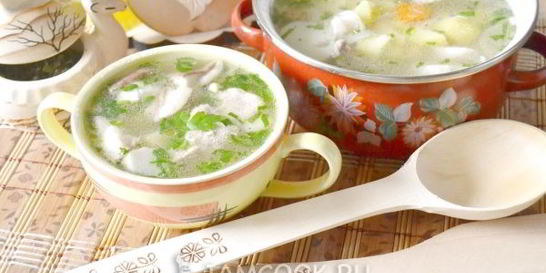 Грибной суп с мясом