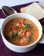 Густой суп с индюшиным фаршем и чечевицей