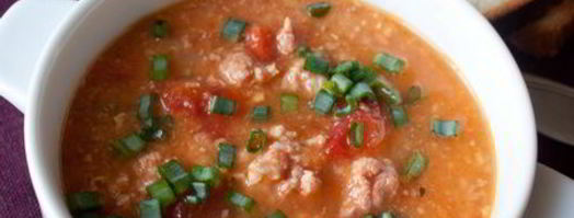 густой суп с индюшиным фаршем и чечевицей. Шаг 9