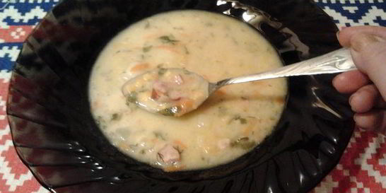 Ковбойский суп с кукурузой