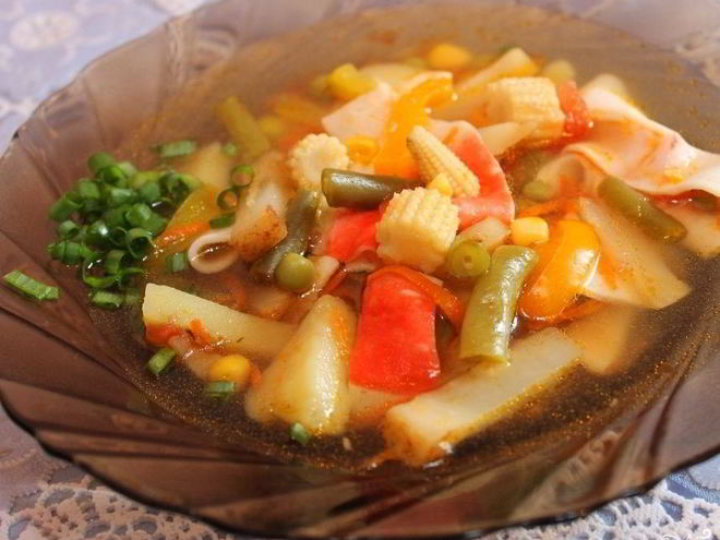 Рецепт крабового супа