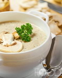 Крем-суп из белых грибов