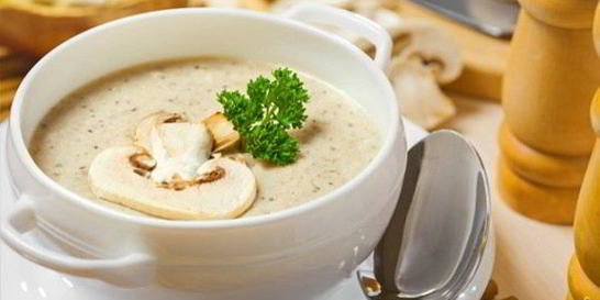 Крем-суп из белых грибов