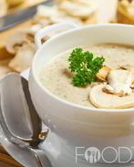 Крем-суп из шампиньонов со сливками