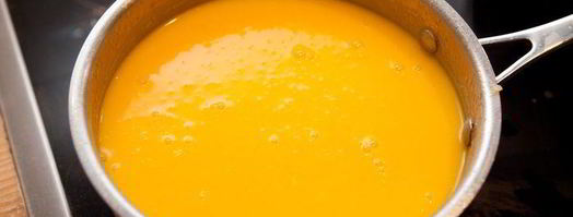 крем-суп из тыквы с сухариками и тыквенными семечками. Шаг 3