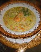 Креветочный суп на кокосовом молоке