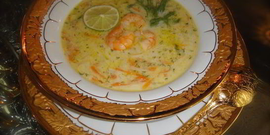 Креветочный суп на кокосовом молоке