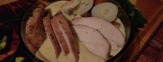 кукурузный крем-суп с курочкой и грибами. Шаг 14