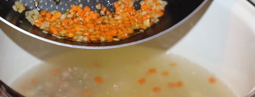 куриный суп с заварными клецками. Шаг 10