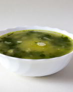 Куриный суп со шпинатом