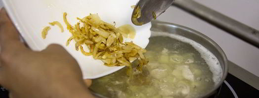 куриный суп со шпинатом. Шаг 6