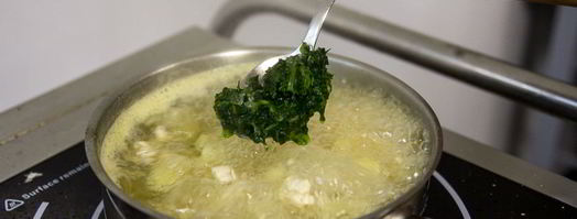 куриный суп со шпинатом. Шаг 7