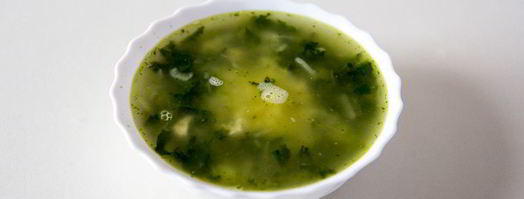 куриный суп со шпинатом. Шаг 9