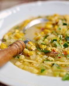 Мексиканский суп с цукини