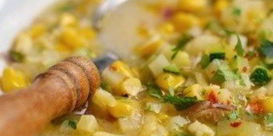 Мексиканский суп с цукини