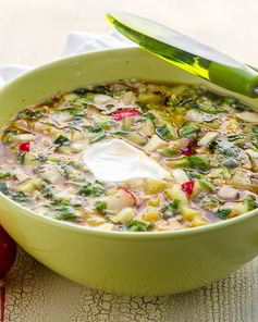 Окрошка на квасе