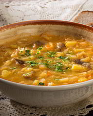 Суп с грибами