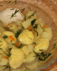Суп с клецками