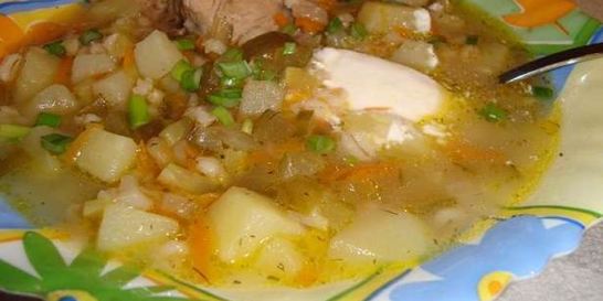 Рассольник в мультиварке