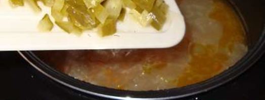 рассольник в мультиварке. Шаг 3