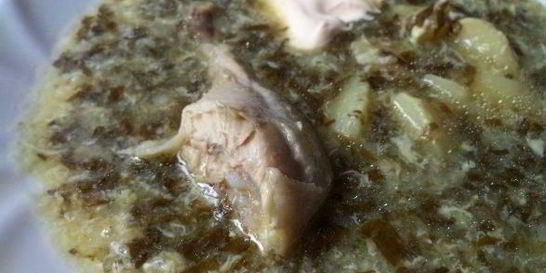 Щавелевый суп с курицей