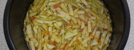 щи из свежей капусты в мультиварке. Шаг 8