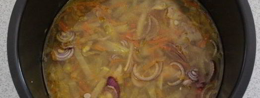 щи из свежей капусты в мультиварке. Шаг 11