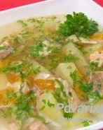 Скорый легкий суп с рыбой