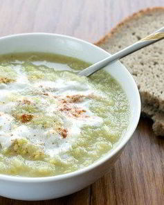 Сливочный суп из черемши