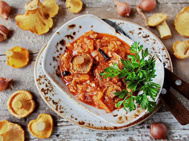 Рецепт грибной солянки на зиму