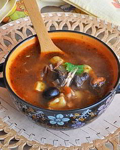 Грибная солянка