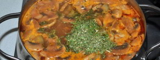 грибная солянка. Шаг 6