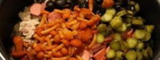 мясная солянка в мультиварке. Шаг 10