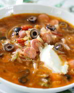 Мясная солянка