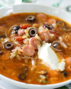 Мясная солянка