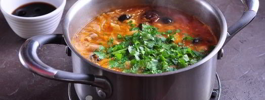 постная солянка с фасолью. Шаг 13