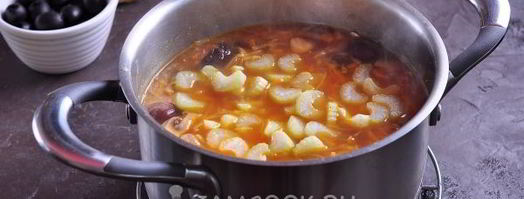 постная солянка с фасолью. Шаг 11